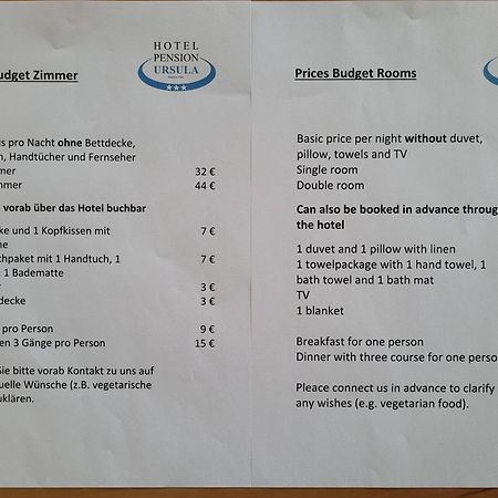 Hotel-Pension Ursula Bad Sachsa Pokoj fotografie